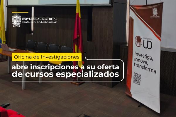 Imagen publicación Oficina de Investigaciones abre inscripciones a su oferta de cursos especializados 