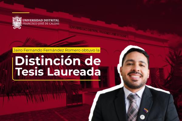 Imagen publicación Jairo Fernando Fernández Romero obtuvo la distinción de tesis laureada por su investigación sobre sensibilidad intercultural y migración