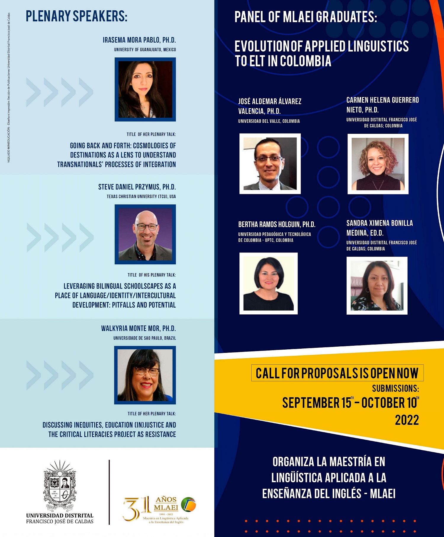 Maestría en Lingüística Aplicada a la Enseñanza del Inglés - MLAEI.
