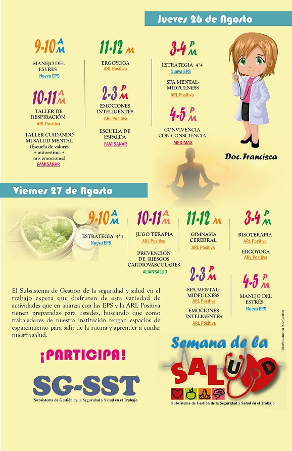 semana de salud UD 2021-2